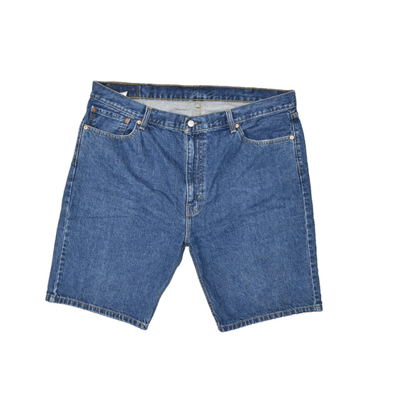 Levi's Men's Size 42 Zip 505 Regular Fit Denim Shorts Blue Waterless Cotton - Picture 1 of 8